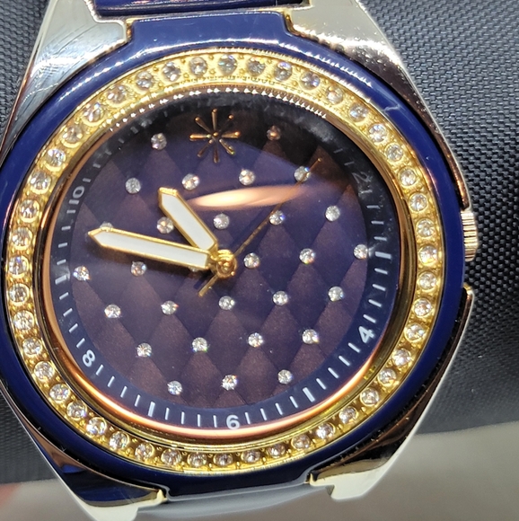 Isaac Mizrahi Blue and Green Women's Watches - Picture 2 of 6